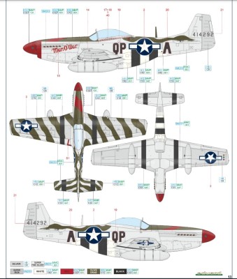 Nějak se grafikovi nepovedl půdorys, pohled zdola a pravá strana trupu :/