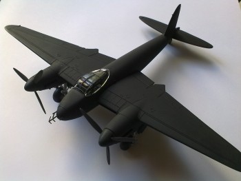 Predný pohľad na model.