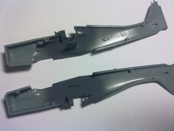 Diely trupu po nastriekaní.