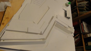 pak vodorovné části valu, šikminy budu řezat až mezi to