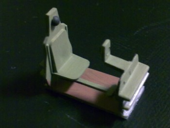 Povodne zhotovený kokpit z iného pohľadu.